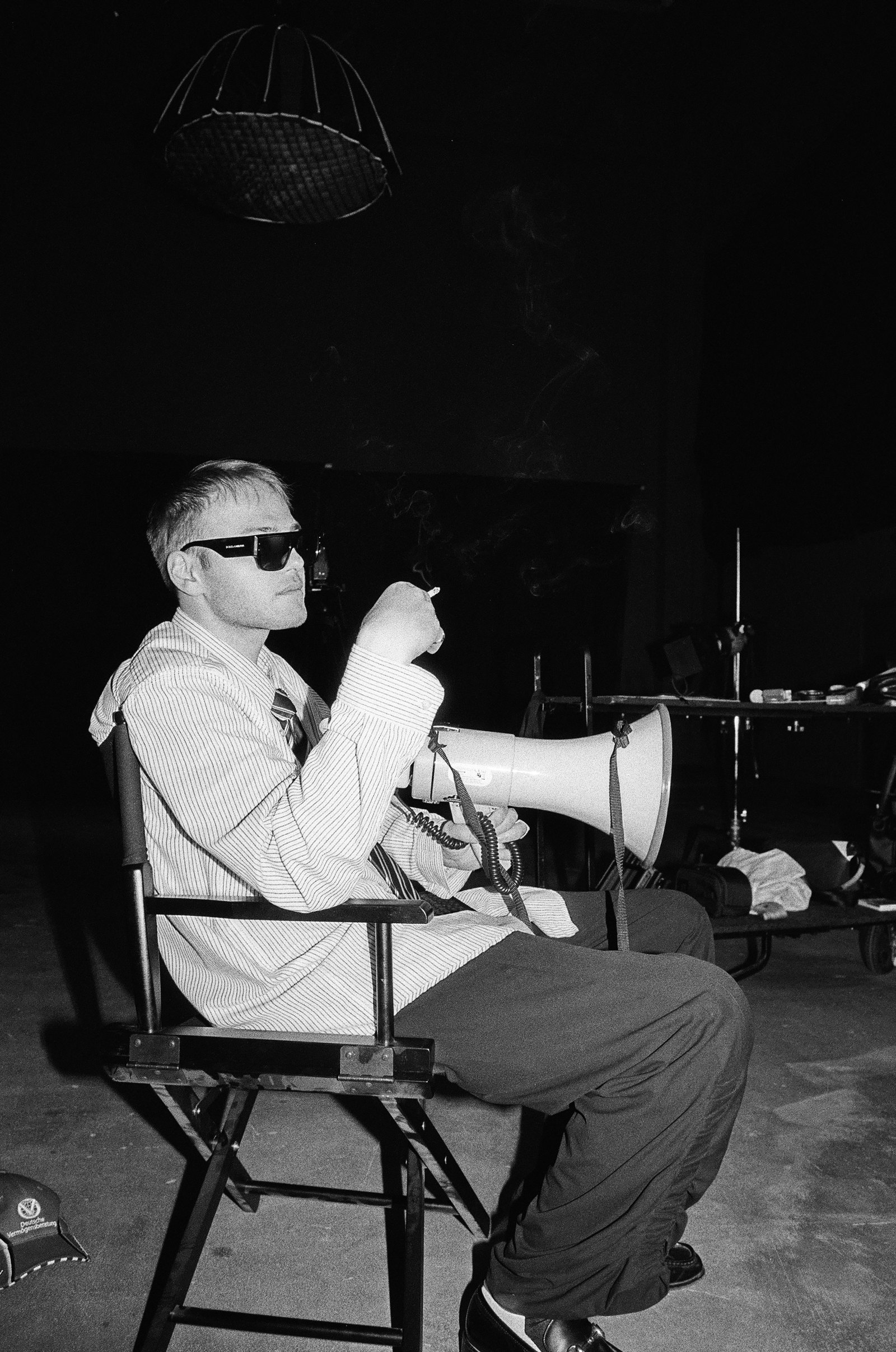 Kevin Hensler on set